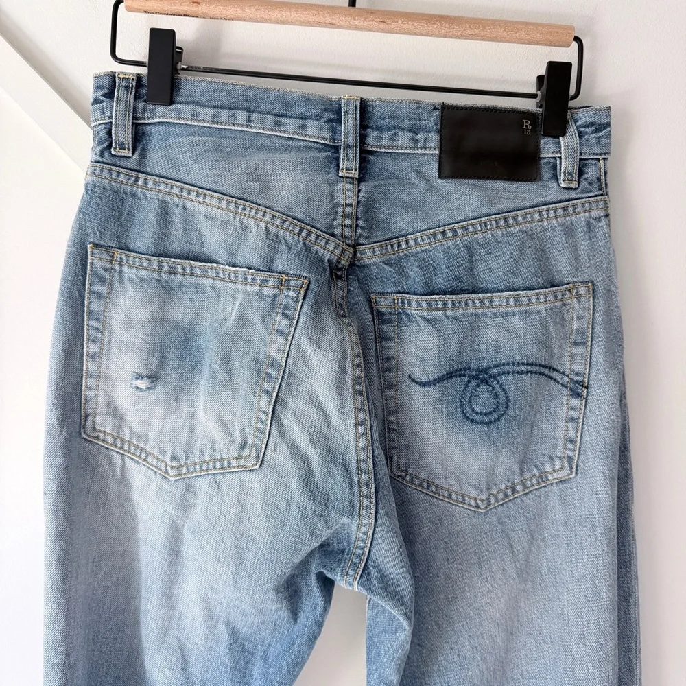 R13 Jane High Waisted Wide Leg Jeans - 27 (fits small) - Picture 11 of 17